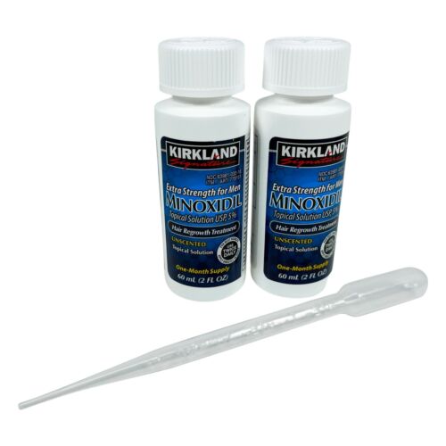 Kirkland Minoxidil 5% Extra Strength 2 Month Supply Men Hair Regrowth