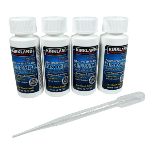 Kirkland Minoxidil 5% Extra Strength 4 Month Supply Men Hair Regrowth
